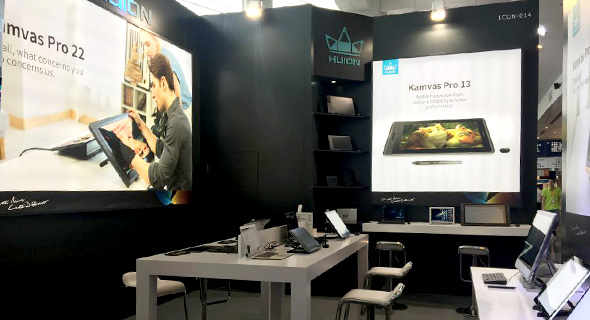 绘王携新品Kamvas Pro13亮相 香港电子展